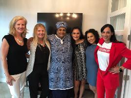 Marcia Dorolek, Susan Gurevich, Dr. Khalila Ali, Maria Alejandra Bejerano, Dora Ortiz & Lissa P. Wallace