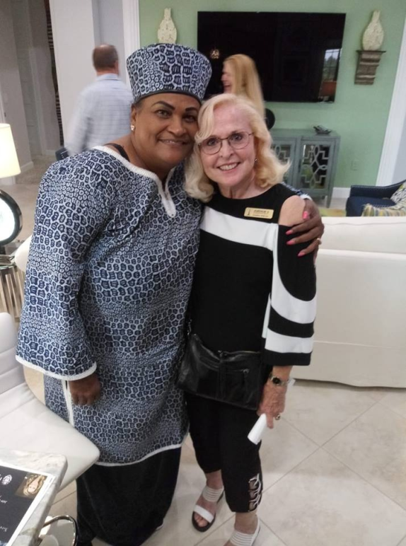 Dr. Khalilah Ali with Naples Realtor Sandra Shields