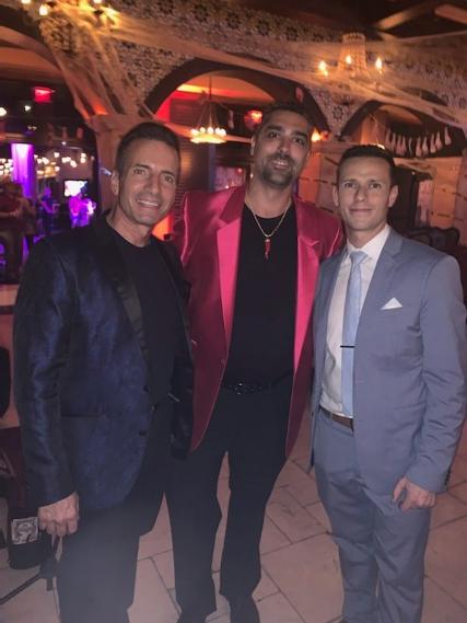 Frankie Sinatra Barbato with Kyle Cavailere and Cosimo Picci in Naples Florida - 2022