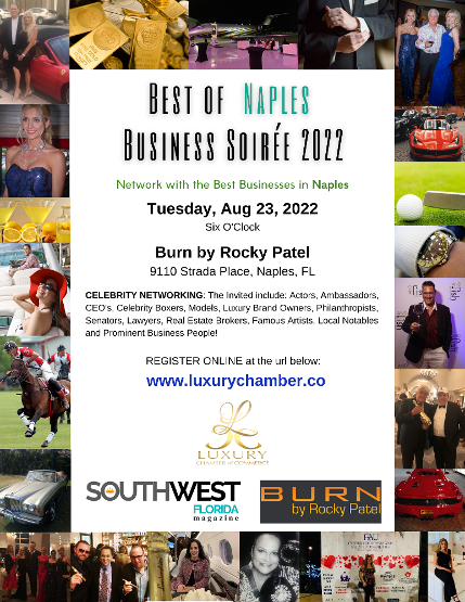 Best of Naples Business Soiree 2022 - Burn by Rocky Patel