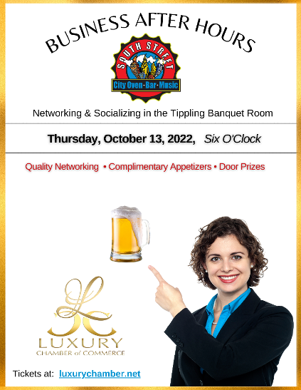 Business After Hours at South Street in Naples with Luxury Chamber of Commerce Naples Chapter - Things to do on Thursday in Naples, FL October 13, 2022