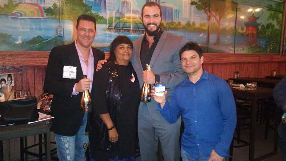 Dr. Khalilah Camacho-Ali in Orlando at Lamborghini Winery and Lamborghini Champagne Event