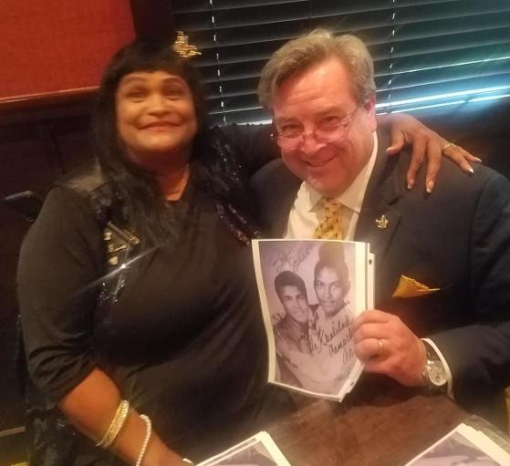 Dr. Khalilah Camacho-Ali with Republican Legend Robert Sutton