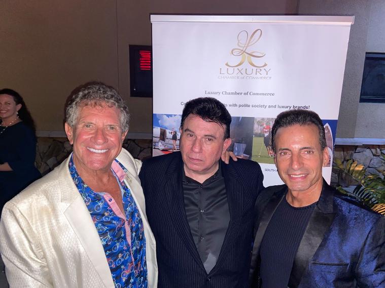 Rick Sykes with Tony Cavaliere and Frankie Sinatra Barbato